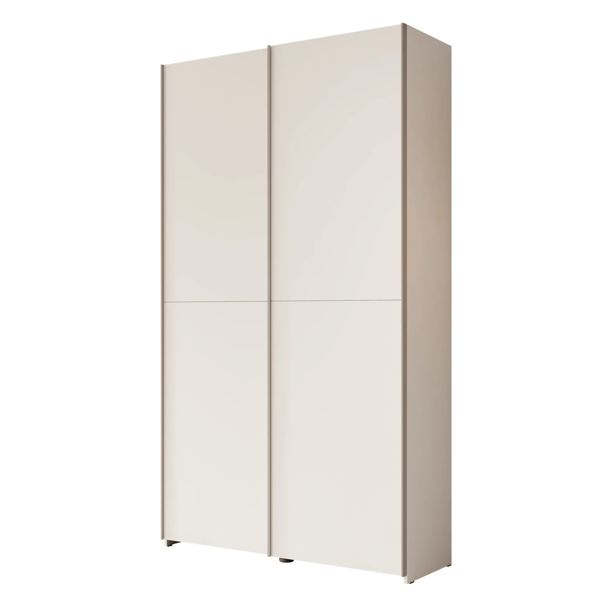 Helvar - Kledingkast met schuifdeuren - Wit - 120x39x211 cm