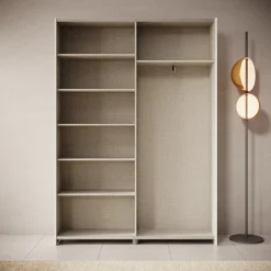 Helvar - Kledingkast met schuifdeuren - Wit - 150x39x211 cm