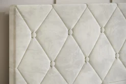 Hernandez - Tweepersoonsbed met opbergruimte - Beige - 140x200 cm