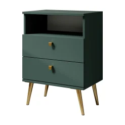Hidde - Nachtkastje - Groen - 50x36x69 cm