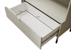 Hill - Boekenkast - Beige - 89x40x159 cm