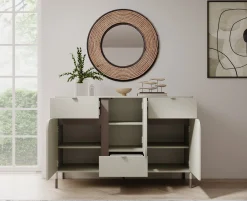 Hill - Dressoir - Beige - 130x40x87 cm