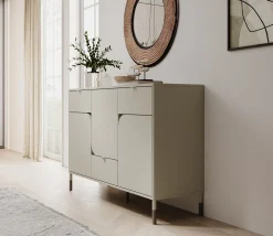 Hill - Dressoir - Beige - 130x40x87 cm
