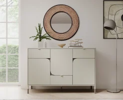 Hill - Dressoir - Beige - 130x40x87 cm