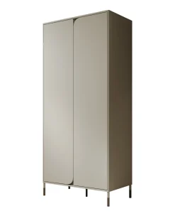 Hill - Kledingkast 2-deurs - Beige - 92x50x201 cm