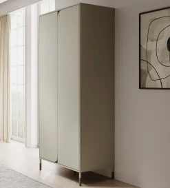 Hill - Kledingkast 2-deurs - Beige - 92x50x201 cm