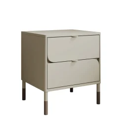 Hill - Nachtkastje - Beige - 46x40x52 cm