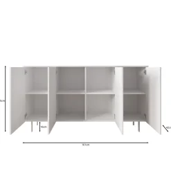 Hilo - Dressoir - Beige - 161x42x88 cm
