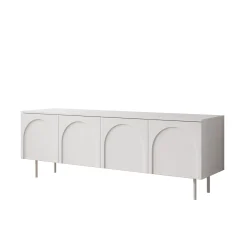 Hilo - TV-Meubel - Wit - 161x40x56 cm