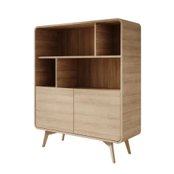 Hoshii - Boekenkast - Eikenpatroon - 108x39x130 cm