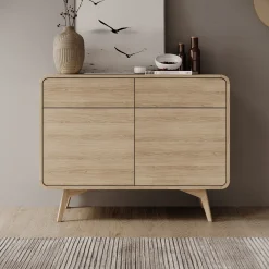Hoshii - Dressoir - Eikenpatroon - 108x39x84 cm