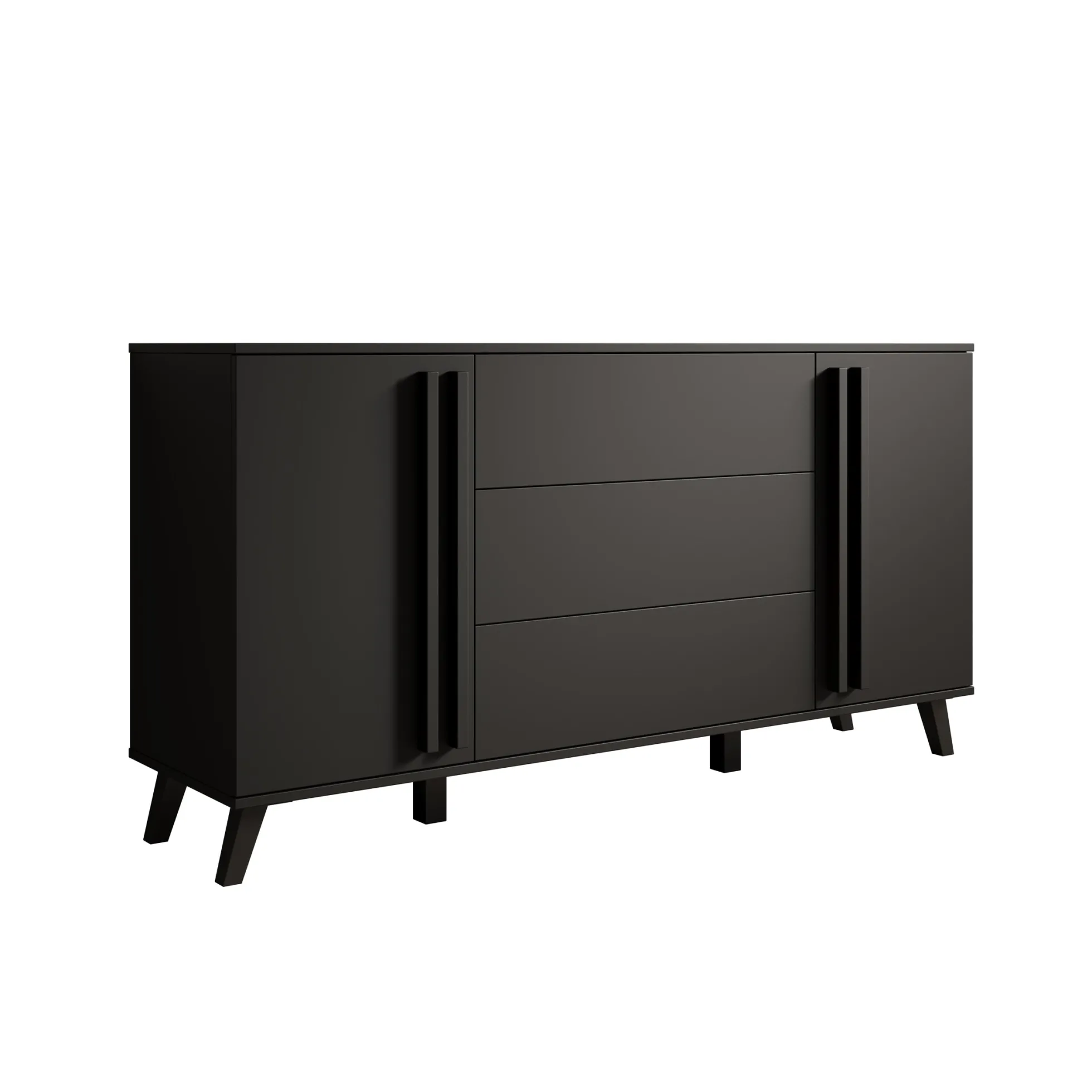 Hydra - Dressoir - Zwart - 150x40x78 cm