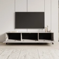 Hydra - TV-Meubel - Beige - 180x33x40 cm