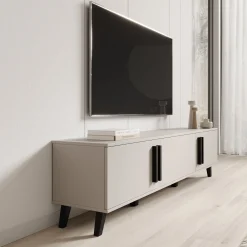 Hydra - TV-Meubel - Beige - 180x33x40 cm