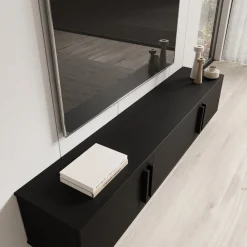 Hydra - TV-Meubel - Zwart - 180x33x40 cm
