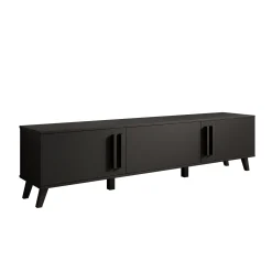 Hydra - TV-Meubel - Zwart - 180x33x40 cm