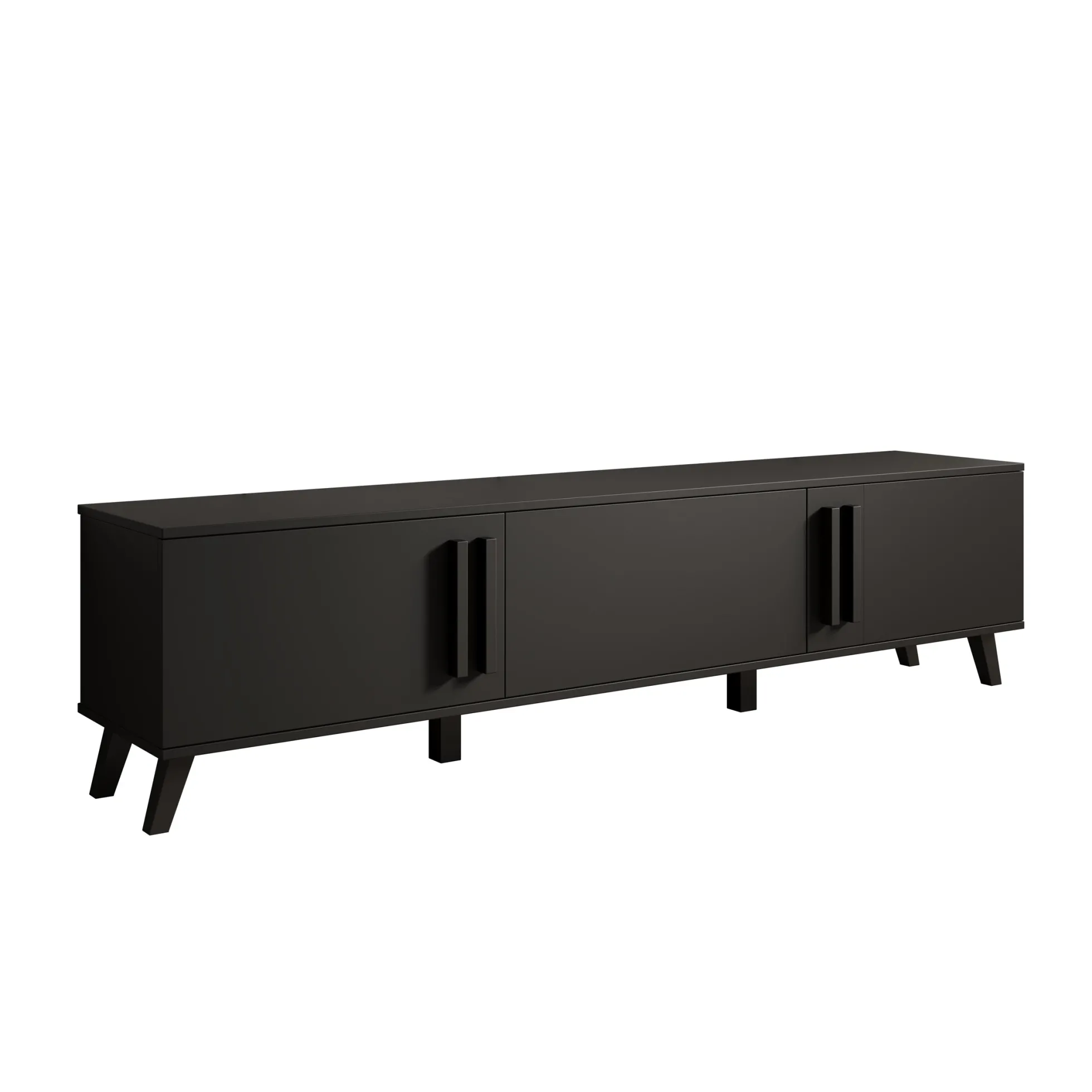 Hydra - TV-Meubel - Zwart - 180x33x40 cm
