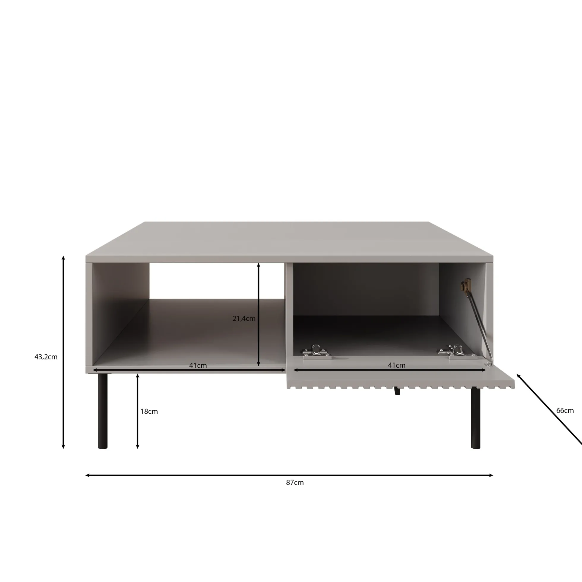 Ilux - Salontafel - Grijs