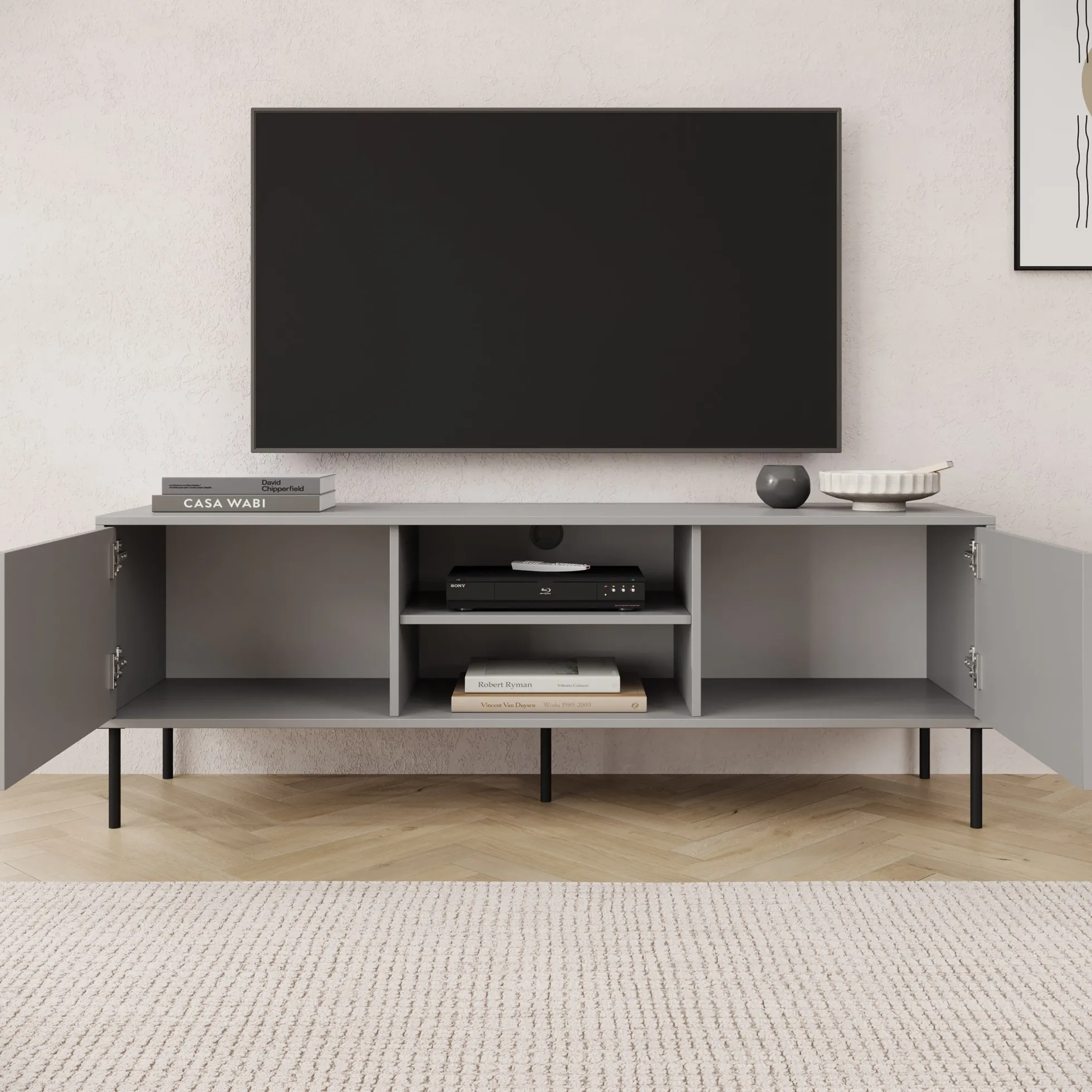 Ilux - TV-Meubel - Grijs