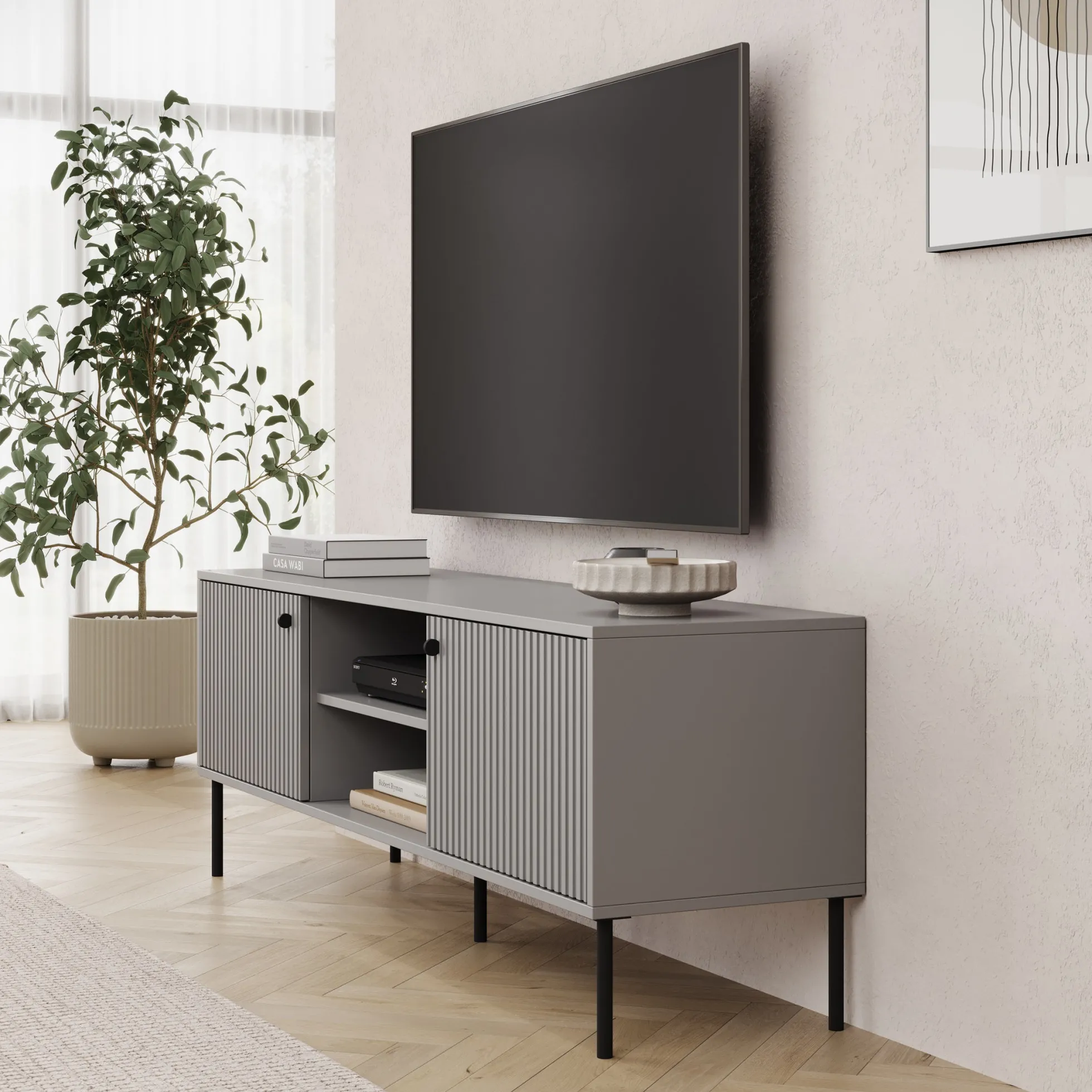 Ilux - TV-Meubel - Grijs