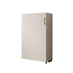 Inverly - Schoenenkast - Beige - 68x33x113 cm