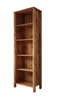 Isaac 1 - Boekenkast - Eiken - 66x37x199 cm