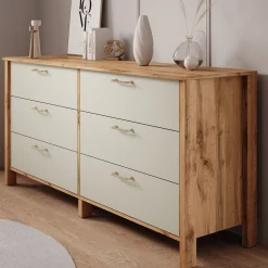 Isaac - Ladekast - Beige - 171x47x81 cm