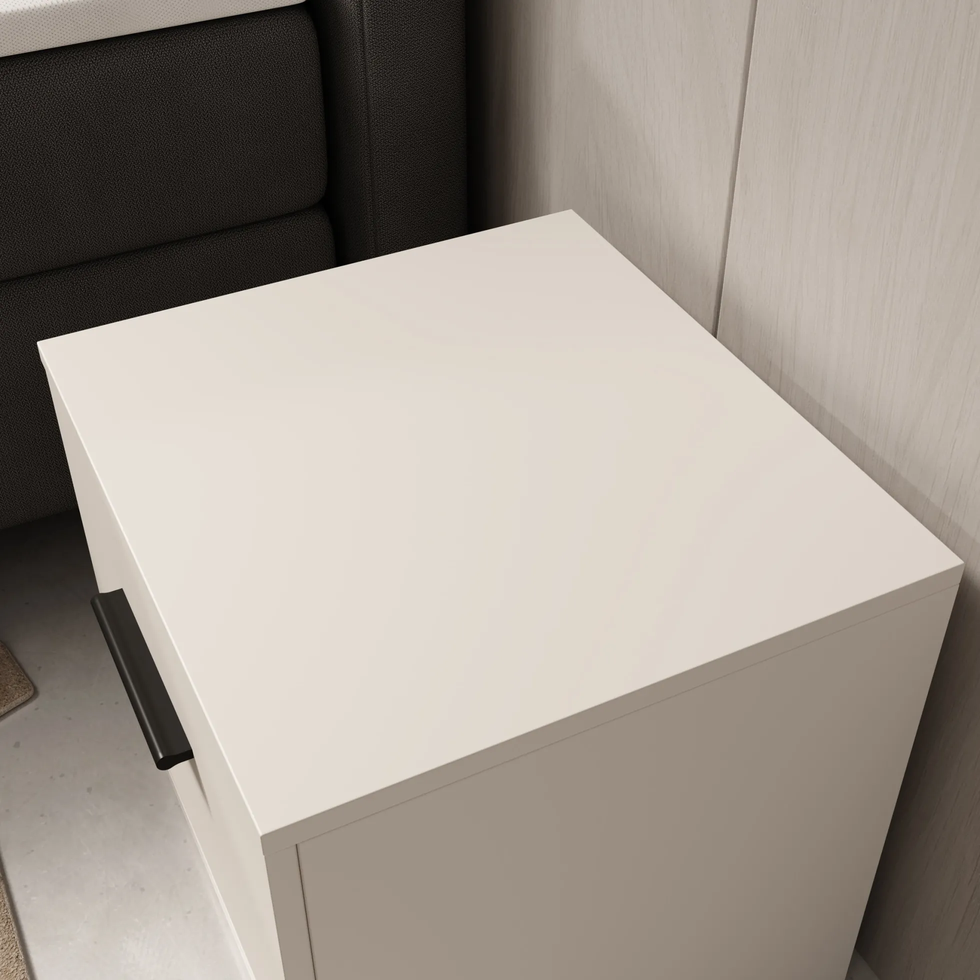 Isandro - Nachtkastje - Beige - 45x41x44 cm