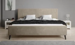 Jackson - Tweepersoonsbed - Velvet beige - 180x200 cm