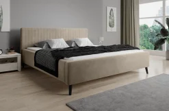 Jackson - Tweepersoonsbed - Velvet beige - 180x200 cm
