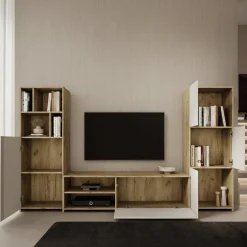 Jakarta - Wandmeubel - Wit - 240x35x137 cm