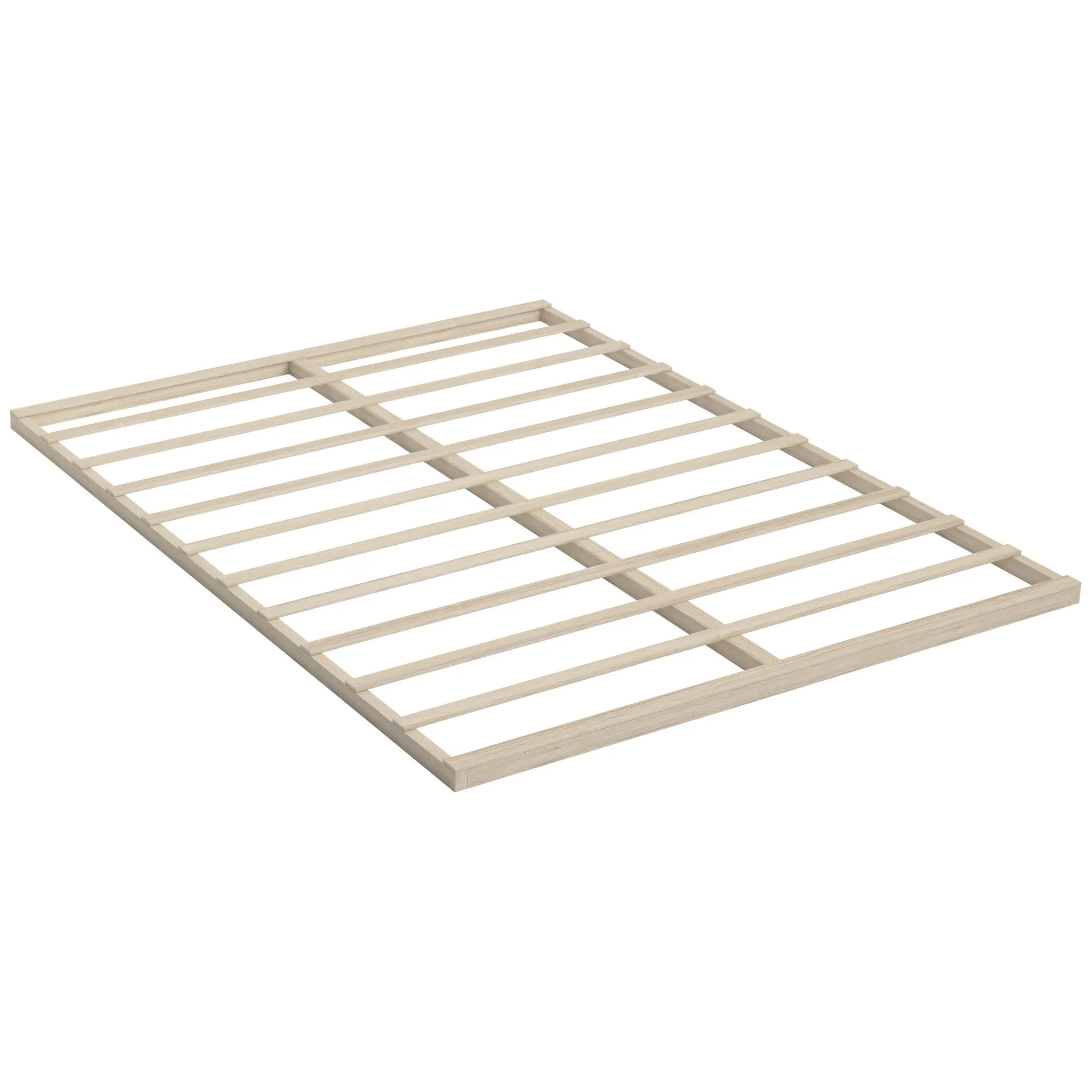 Jarviz - Tweepersoonsbed - Beige ribstof - 180x200 cm