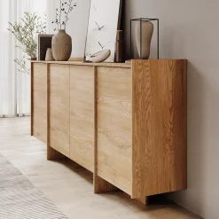 Jaxon - Dressoir - Eiken - 200x38x90 cm