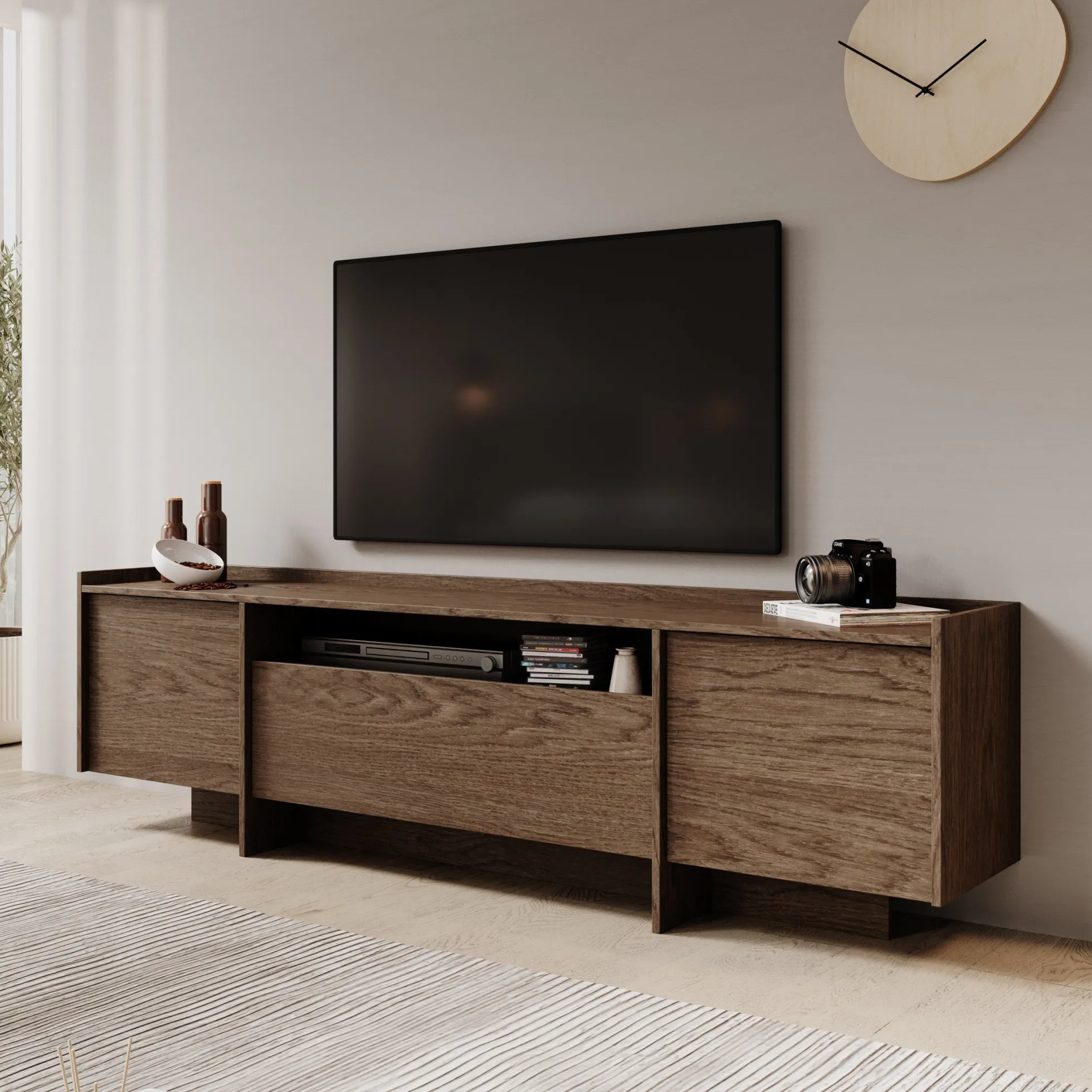 Jaxon - TV-Meubel - Donker eiken