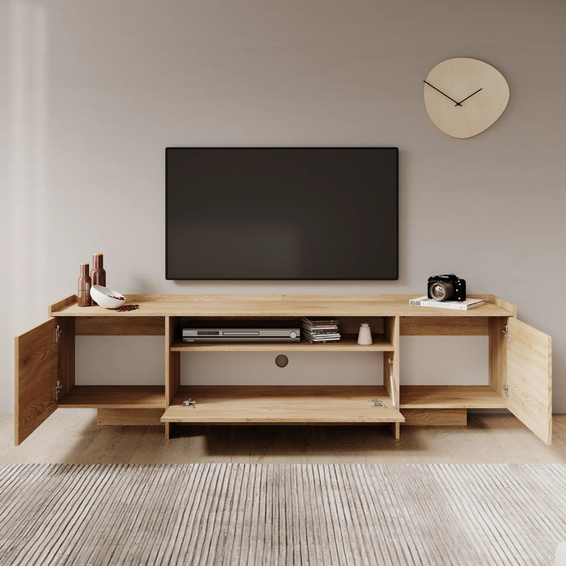 Jaxon - TV-Meubel - Eiken