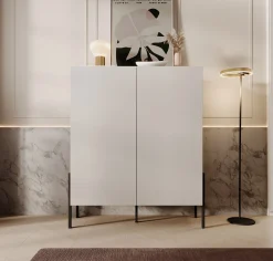 Jordy - Dressoir - Beige - 114x40x135 cm