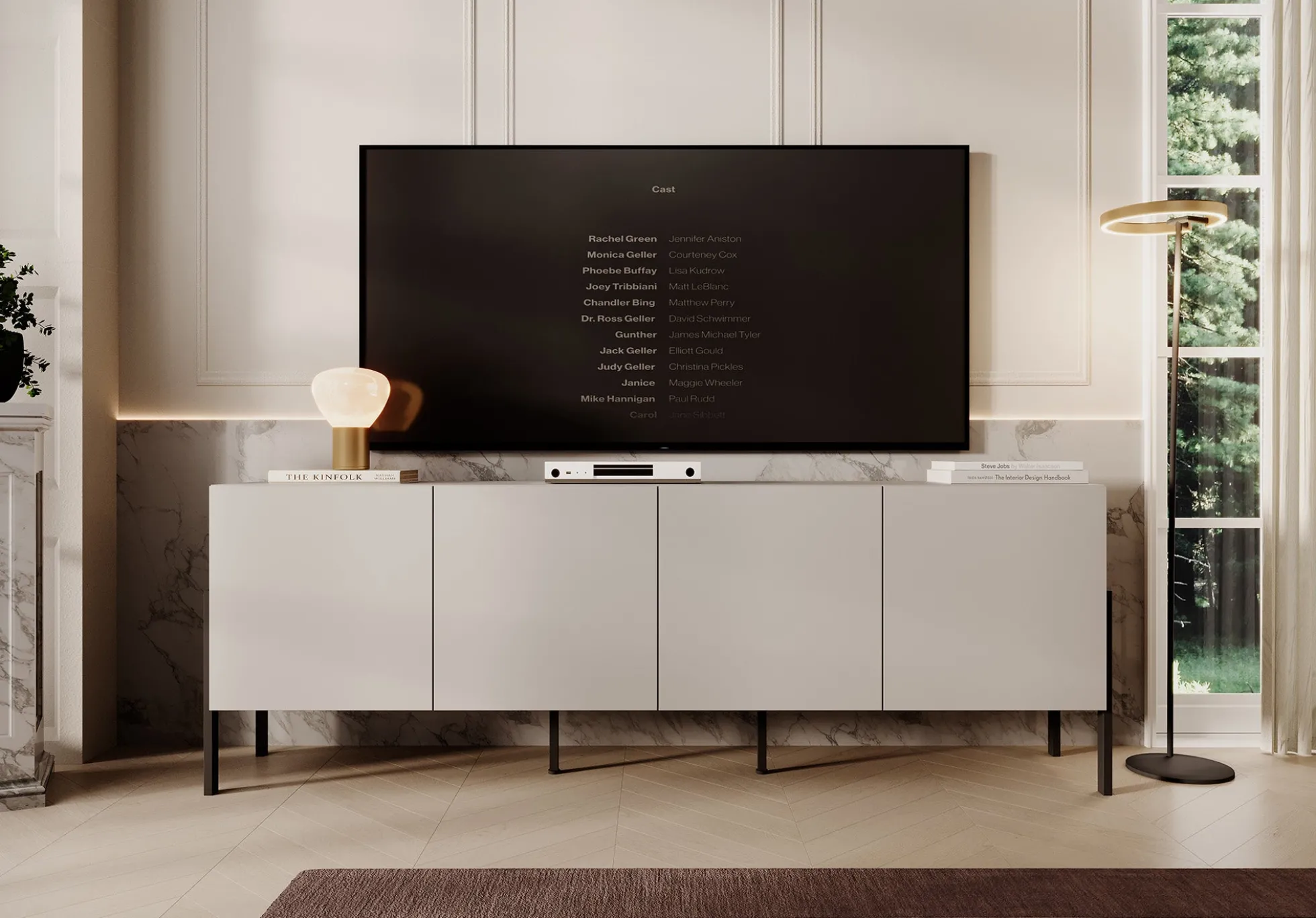 Jordy - TV-Meubel - Beige - 204 cm
