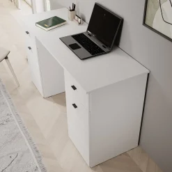 Kano - Bureau - Wit - 140x50x77 cm