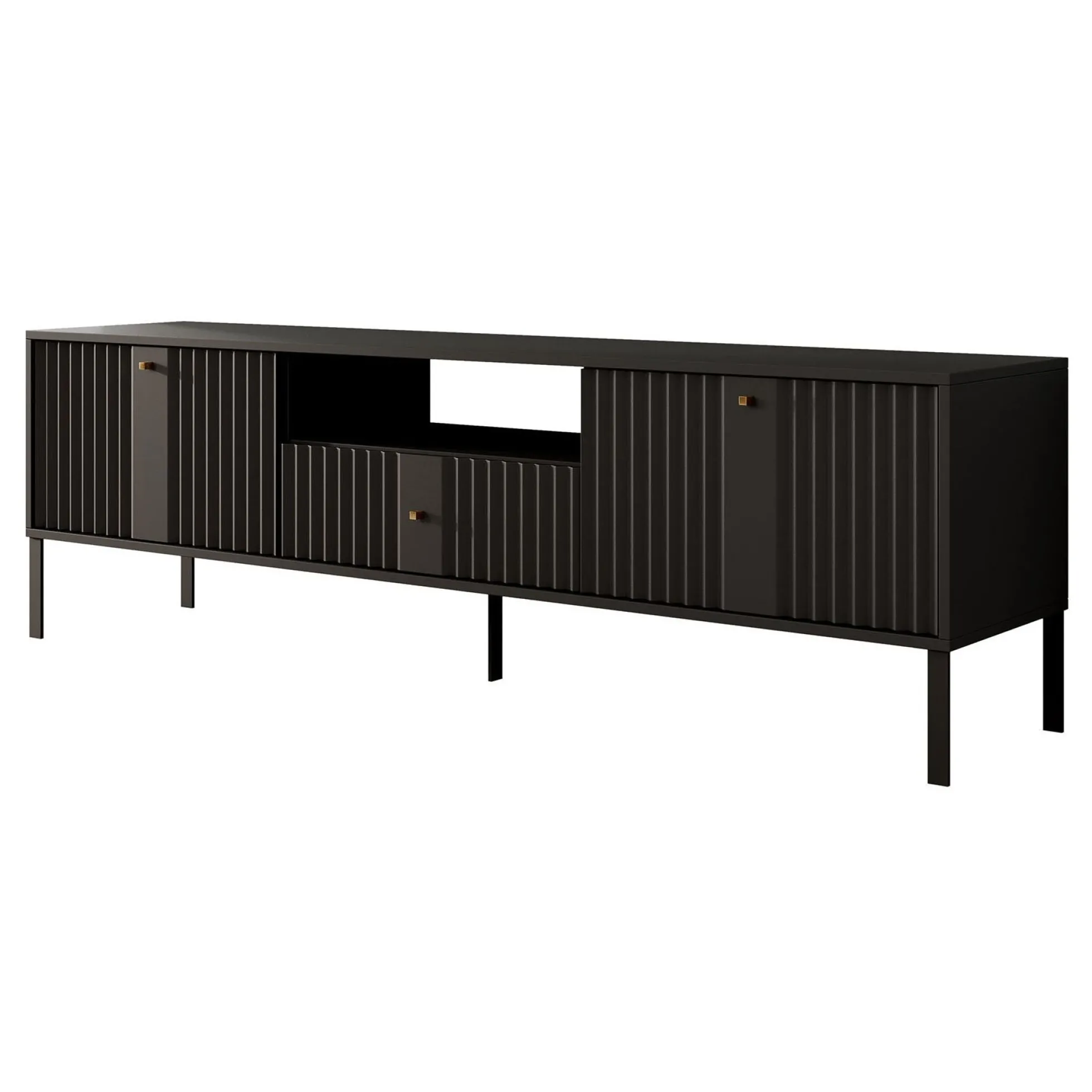 Kaylan - TV-Meubel - Zwart - 180 cm