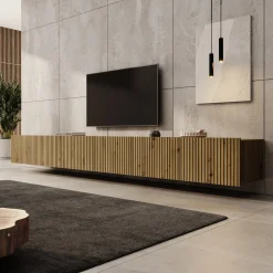 Kenderes - TV-Meubel - Eiken - 300x41x38 cm
