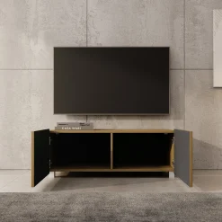 Kenderes - TV-Meubel - Eiken - 100x41x38 cm