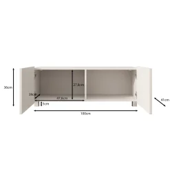 Kenderes - TV-Meubel - Eiken - 100x41x38 cm