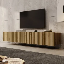 Kenderes - TV-Meubel - Eiken - 200x41x38 cm