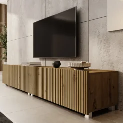 Kenderes - TV-Meubel - Eiken - 200x41x38 cm