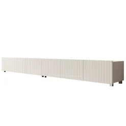 Kenderes - TV-Meubel - Wit - 300x41x38 cm