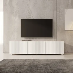 Kenderes - TV-Meubel - Wit - 150x41x38 cm