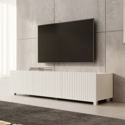 Kenderes - TV-Meubel - Wit - 150x41x38 cm