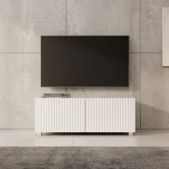 Kenderes - TV-Meubel - Wit - 100x41x38 cm