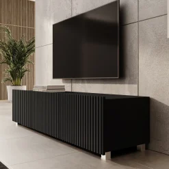 Kenderes - TV-Meubel - Zwart - 150x41x38 cm