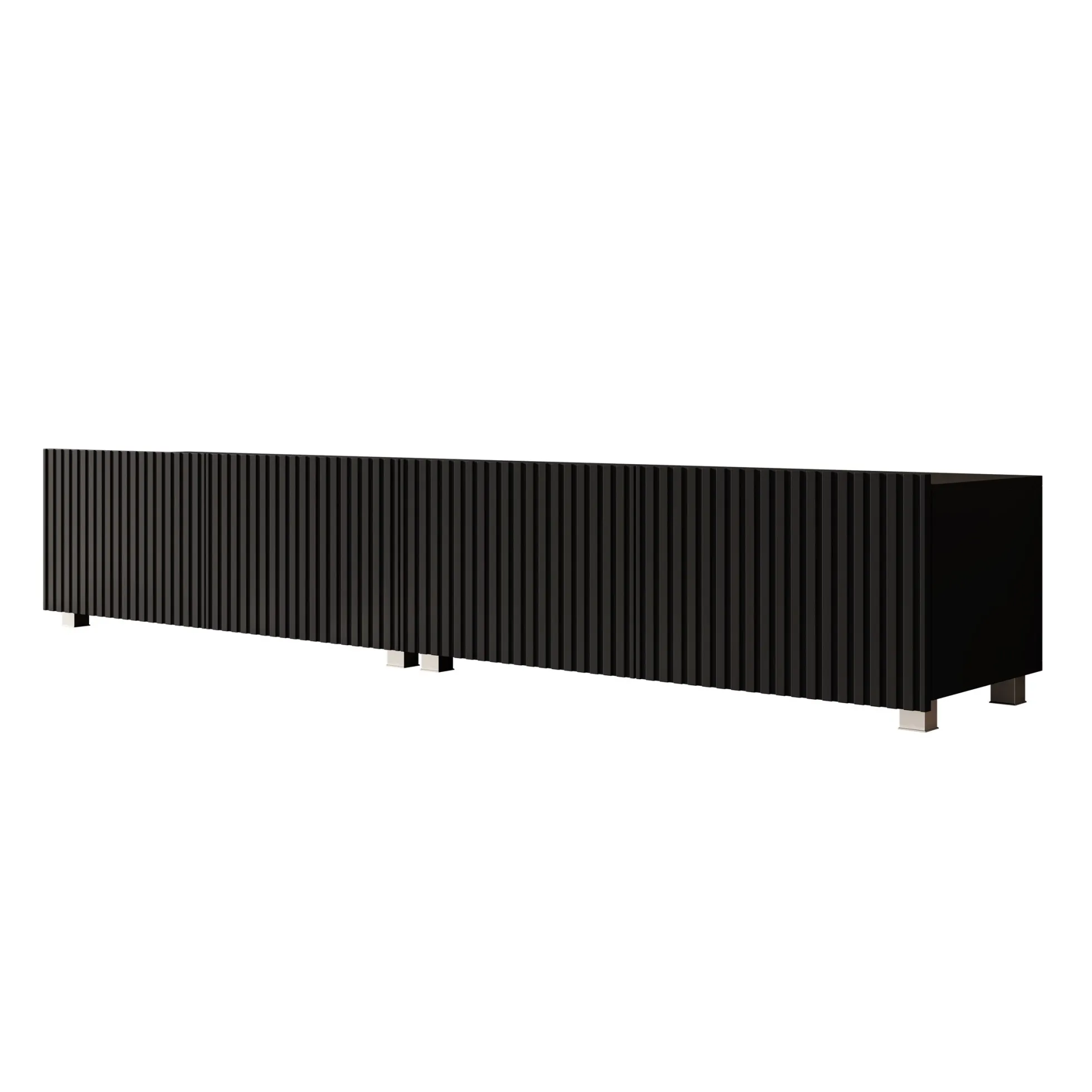 Kenderes - TV-Meubel - Zwart - 200x41x38 cm